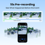 Reolink G650 + Solar Panel 3 beveiligingscamera Wit, 2K, 4MP, 4G LTE