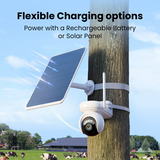 Reolink G650 + Solar Panel 3 beveiligingscamera Wit, 2K, 4MP, 4G LTE