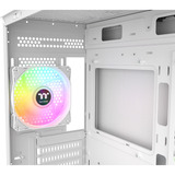 Thermaltake View 170 WS ARGB mini tower behuizing Wit/houtkleur | 2x USB-A | RGB | Tempered Glass