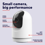 Trust IPCAM-2700 360° beveiligingscamera Wit, 2.4 of 5GHz wifi