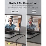 goobay Netwerkadapter USB-C 3.2 Gen1 naar RJ-45 Zwart/zilver, 2 meter