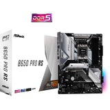 ASRock B650 PRO RS socket AM5 moederbord Wit/zwart, RAID, 2.5 Gb-LAN, BT, Sound, ATX