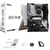 ASRock B650 PRO RS socket AM5 moederbord Wit/zwart, RAID, 2.5 Gb-LAN, BT, Sound, ATX