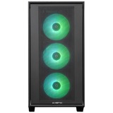 Chieftec Hunter 3 midi tower behuizing Zwart | 2x USB-A | 1x USB-C | RGB | Tempered Glass
