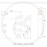 EKWB EK-Quantum Velocity² D-RGB - 1700 Nickel + Plexi cpu-koeler nikkel/transparant