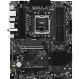MSI PRO B850-S EVO WIFI socket AM5 moederbord Zwart/zilver, RAID, 5 Gb-LAN, Wi-Fi 7, BT, Sound, ATX