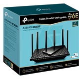 TP-Link Archer AXE75 AXE5400 tri-band gigabit wifi 6E-router Zwart