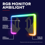 Trust GXT 907 Vybz RGB-achtergrondverlichting voor monitoren Zwart