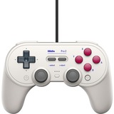 8BitDo Pro 2 Wired G Classic gamepad Grijs, Pc, Nintendo Switch