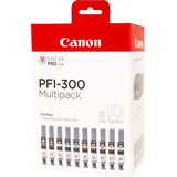 Canon PFI-300 multipack inkt 10 stuks