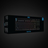 Logitech G PRO Mechanical Gaming Keyboard Zwart, US lay-out, GX Blue (Clicky), TKL