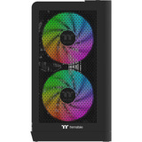 Thermaltake View 390 Air midi tower behuizing Zwart | 2x USB-A | 1x USB-C | Tempered Glass