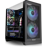 Thermaltake View 390 Air midi tower behuizing Zwart | 2x USB-A | 1x USB-C | Tempered Glass