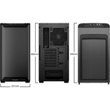be quiet! PURE BASE 501 Airflow midi tower behuizing Zwart | 2x USB-A | 1x USB-C