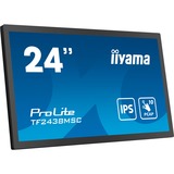 iiyama ProLite TF2438MSC-B1 23.8" touchscreen monitor Zwart, Touch, HDMI, DisplayPort, Audio