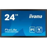 iiyama ProLite TF2438MSC-B1 23.8" touchscreen monitor Zwart, Touch, HDMI, DisplayPort, Audio