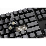 Ducky One 3 Classic, toetsenbord Zwart/wit, US lay-out, Cherry MX Silent Red, RGB led, Double-shot PBT, Hot-swappable, QUACK Mechanics