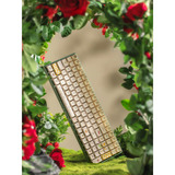 Iqunix F97 Floral Date RGB mechanisch gaming toetsenbord Groen, US lay-out (QWERTY), Gateron Red, 96%, RGB leds, Hot-swappable, PBT, 2.4GHz | Bluetooth 5.1 | USB-C
