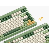 Iqunix OG80 Camping Wireless Mechanical Keyboard Groen, US lay-out (QWERTY), IQUNIX Moonstone Turbo, 80% (TKL)	, RGB leds, Hot-swappable, PBT, 2.4GHz | Bluetooth 5.1 | USB-C