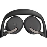 Jabra Evolve2 65 Flex Duo WLC, MS on-ear headset Zwart, Stereo, USB-C, Link380c, Microsoft Teams, met oplader
