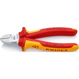 KNIPEX Zijsnijtang VDE 70 06 160 kniptang Rood/geel, VDE-getest