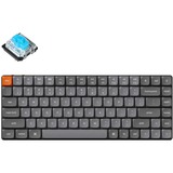 Keychron K3 Max-H2 RGB mechanisch toetsenbord Zwart, US lay-out (QWERTY), Gateron Low Profile 2.0 Mechanical Blue, 75%, RGB leds, Double-shot PBT, hot swap, 2.4GHz | Bluetooth 5.1 | USB-C