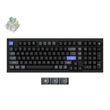 Keychron Q5 HE 8K Magnetic Switch Keyboard, toetsenbord Zwart, US lay-out, Keychron Ultra-Fast Lime, RGB leds, 96%, OSA double-shot PBT, hot swap, Knob