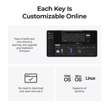 Keychron Q5 HE 8K Magnetic Switch Keyboard, toetsenbord Zwart, US lay-out, Keychron Ultra-Fast Lime, RGB leds, 96%, OSA double-shot PBT, hot swap, Knob