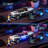 Lumibricks Cyberpunk Neoncity - Police Patrol Car Constructiespeelgoed F9043