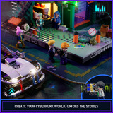 Lumibricks Cyberpunk Neoncity - Police Patrol Car Constructiespeelgoed F9043