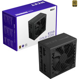 NZXT C750 Gold Core, 750 Watt voeding  Zwart, 1x 12VHPWR, 2x PCIe, kabelmanagement