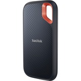 SanDisk Extreme Portable V2, 2 TB externe SSD Zwart/oranje, SDSSDE61-2T00-G25, USB-C