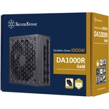 SilverStone SST-DA1000R-GM, 1000 Watt voeding  Zwart, 1x 12VHPWR, 7x PCIe, Kabelmanagement