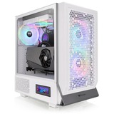 Thermaltake Ceres 300 TG ARGB Snow midi tower behuizing Wit | 2x USB-A | 1x USB-C | RGB | Tempered Glass