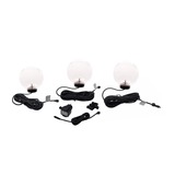 Ubbink Multibright Float drijvende lichtbol LED ledlamp Transparant, 3 Stuks