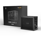 be quiet! Dark Power 13 modulaire 1000 watt voeding  Zwart, 1x 12VHPWR, 4x PCIe