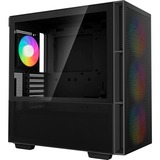 DeepCool CH560              midi tower behuizing Zwart | 1x USB-A | 1x USB-C | RGB | Window