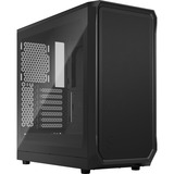 Fractal Design Focus 2 Black TG Clear Tint midi tower behuizing Zwart | 2x USB-A | Window