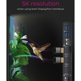 ICY BOX IB-DK2256AC 12-in-1 DisplayLink Hybrid DockingStation Zwart, HDMI, DisplayPort, LAN, USB Type-C