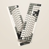 Iqunix F97 Hitchhiker Wireless Mechanical Keyboard Grijs, US lay-out (QWERTY), IQUNIX Moonstone Turbo, 96%, RGB leds, Hot-swappable, PBT, 2.4GHz | Bluetooth 5.1 | USB-C