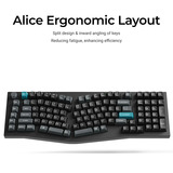 Keychron Q13 Ultra-P1 8K Wireless Custom Mechanical Keyboard Wit, US lay-out (QWERTY), Keychron Silk POM Red, 96%, RGB, Hot swap, 8K, 2.4 GHz | Bluetooth 5.2 | USB-C