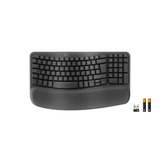 Logitech Wave Keys for Business toetsenbord Zwart, US-International lay-out (QWERTY), Plunger, 100%