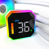 Montech HyperFlow Digital 360 waterkoeling Wit