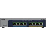Netgear 8-poorts multi-Gigabit (2,5G) Ethernet Ultra60 PoE++ Smart switch Grijs, 230W PoE‑budget met 4 PoE++ en 4 PoE+, MS108TUP-100EUS