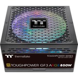 Thermaltake Toughpower GF3 ARGB Gold modulaire 850 watt voeding  Zwart, 4x PCIe, 5x PCIe, Kabel-Management