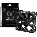 be quiet! Pure Wings 2 PWM 80mm case fan Zwart, PWM aansluiting