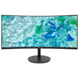 Acer Vero CB343CUR J0 34" Curved UltraWide monitor Zwart, 2x HDMI, 1x DisplayPort, Audio, LAN, USB, 120 Hz