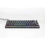 Ducky Mecha Pro SF RGB mechanisch toetsenbord Zwart, US lay-out (QWERTY), Cherry MX Red, 65%, RGB leds, PBT double-shot