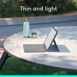 Logitech Combo Touch iPad Air 11" (M2), iPad Air (4e en 5e generatie - 2020, 2022) Keyboard Case Zwart, US-International lay-out (QWERTY), 75%