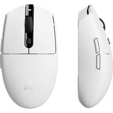MCHOSE G3 draadloze gaming muis Wit, Tot 12.000 DPI, 2.4 GHz / USB-C / Bluetooth